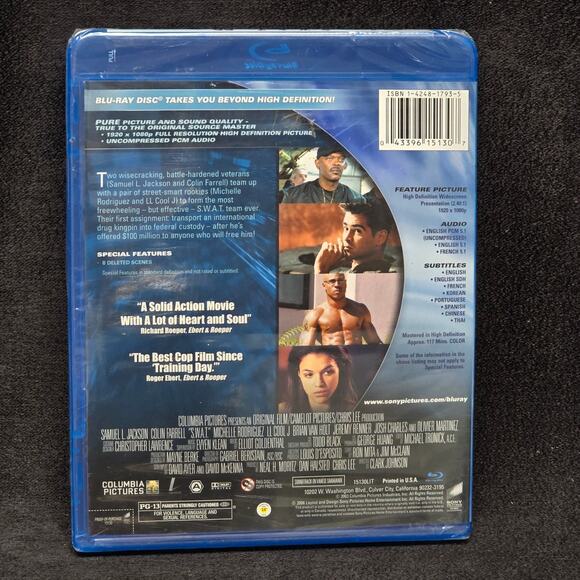 S.W.A.T Blu-Ray Disc High Definition New Movie Samuel Jackson Colin Farrell SWAT - Picture 3 of 4